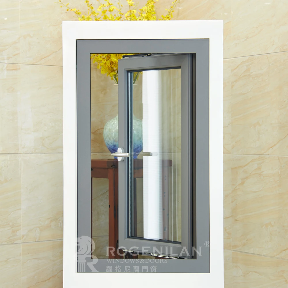 ROGENILAN 568 series china factory Europe style aluminum windows and doors