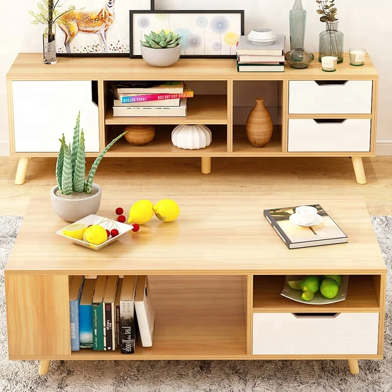 Modern Design Wooden Leg Coffee Table Living Room Furniture Tea Table Center Table