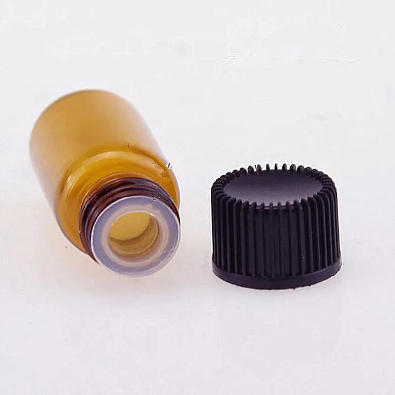 1 2 3 5 ml amber glass essential oil fragrance aromatherapy sample bottle