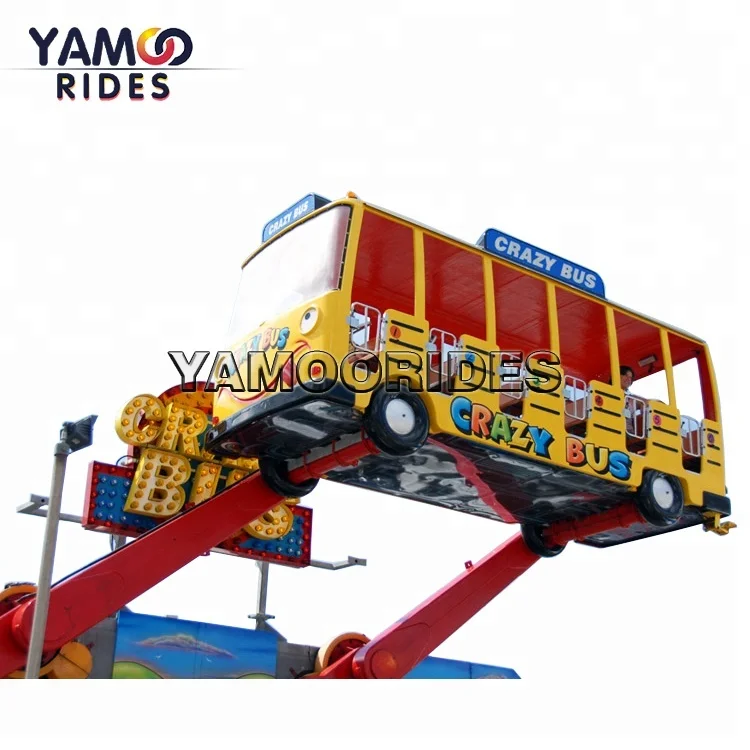 2019 дешевый китайский парк аттракционов Детские сумасшедшие автобусные аттракционы для
