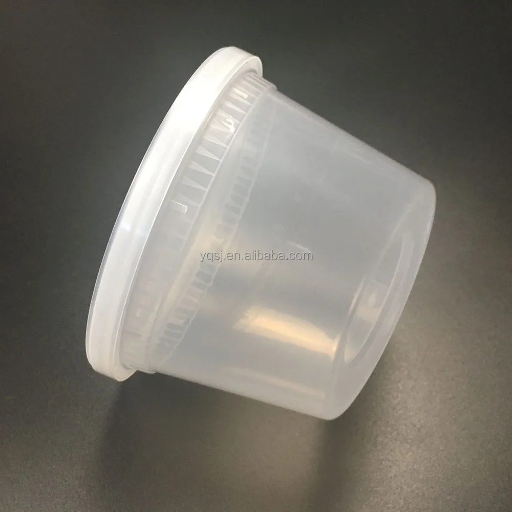 448ml /16oz clear round disposable plastic / pp lunch / food / noodle / soup storage / packaging box / cups / container supplier