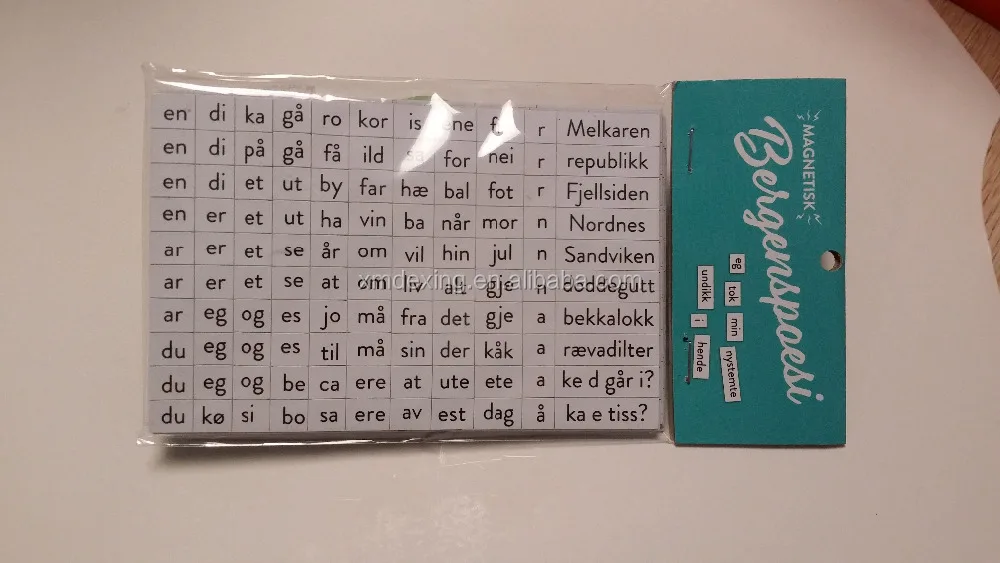 custom magnetic poetry/magnetic vocabulary/Vocab words