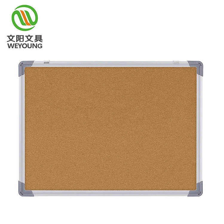 Portable Design Office Wall Mounted Decoration Soft Notice Board Cork Bulletin Board