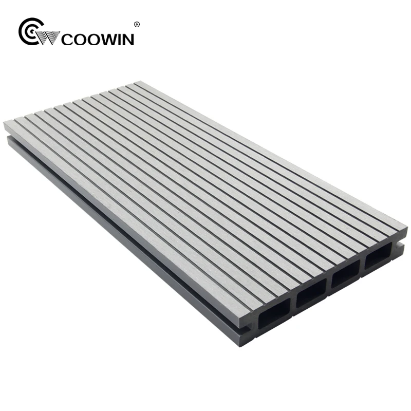 Fireproof Wpc Decking Hollow Composite Decking Board WpcIndoor Wpc Floor Wood Plastic Composite