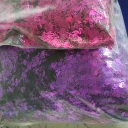 2021bulk! PET laser pink flamigo glitter flakes  for ornament clothes, shoes, decoration all festivals, Christmas ,wedding,etc