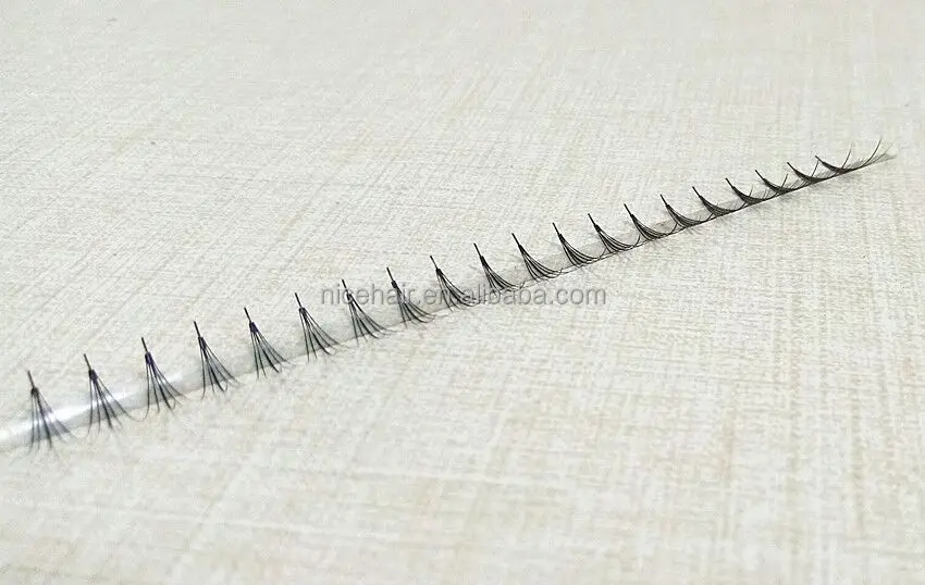 
Five lashes per root private label popular false individual eyelash extension 