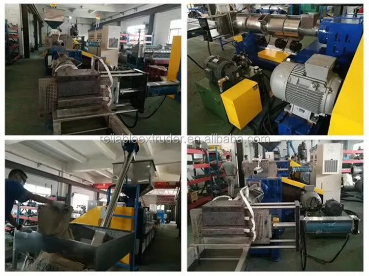 recycled one stage plastic granule making machine