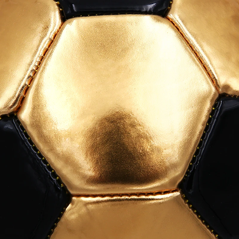 Cheap Wholesale Shiny Smooth Golden Mini Soccer Ball, Small Giveaways PVC Foam Football For Children