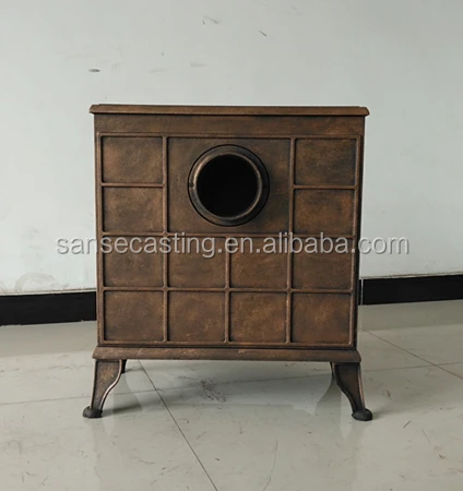 China supplier wood burning heating stove, doubles doors wood fireplace BSC335-2