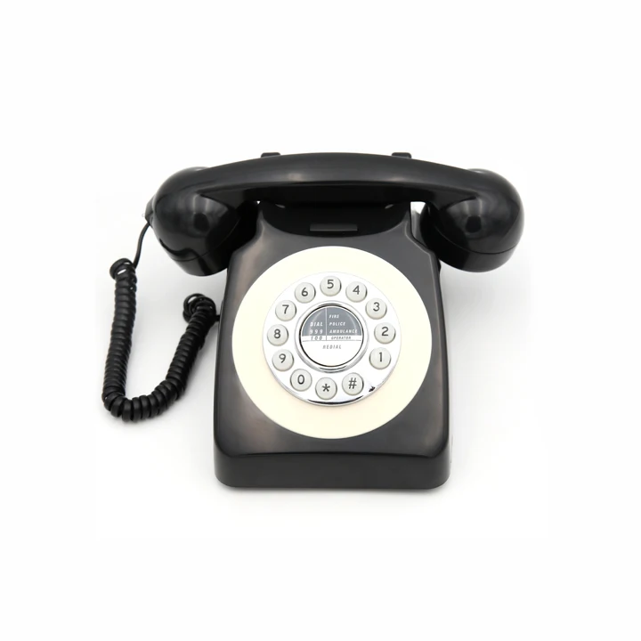 Best Design Old American Style Unique Retro Phone with Last Number Redial Function for Home Use
