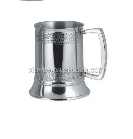 
Top Grade 16oz Double Wall Stainless Steel Beer Glass Wine Cup 
