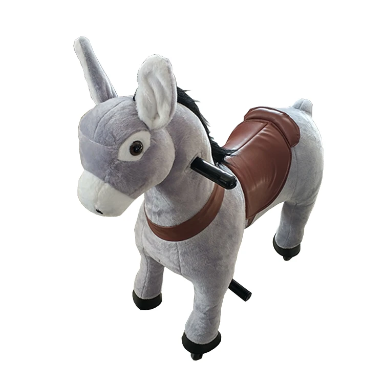 walking animal riding animal donkey ride toy