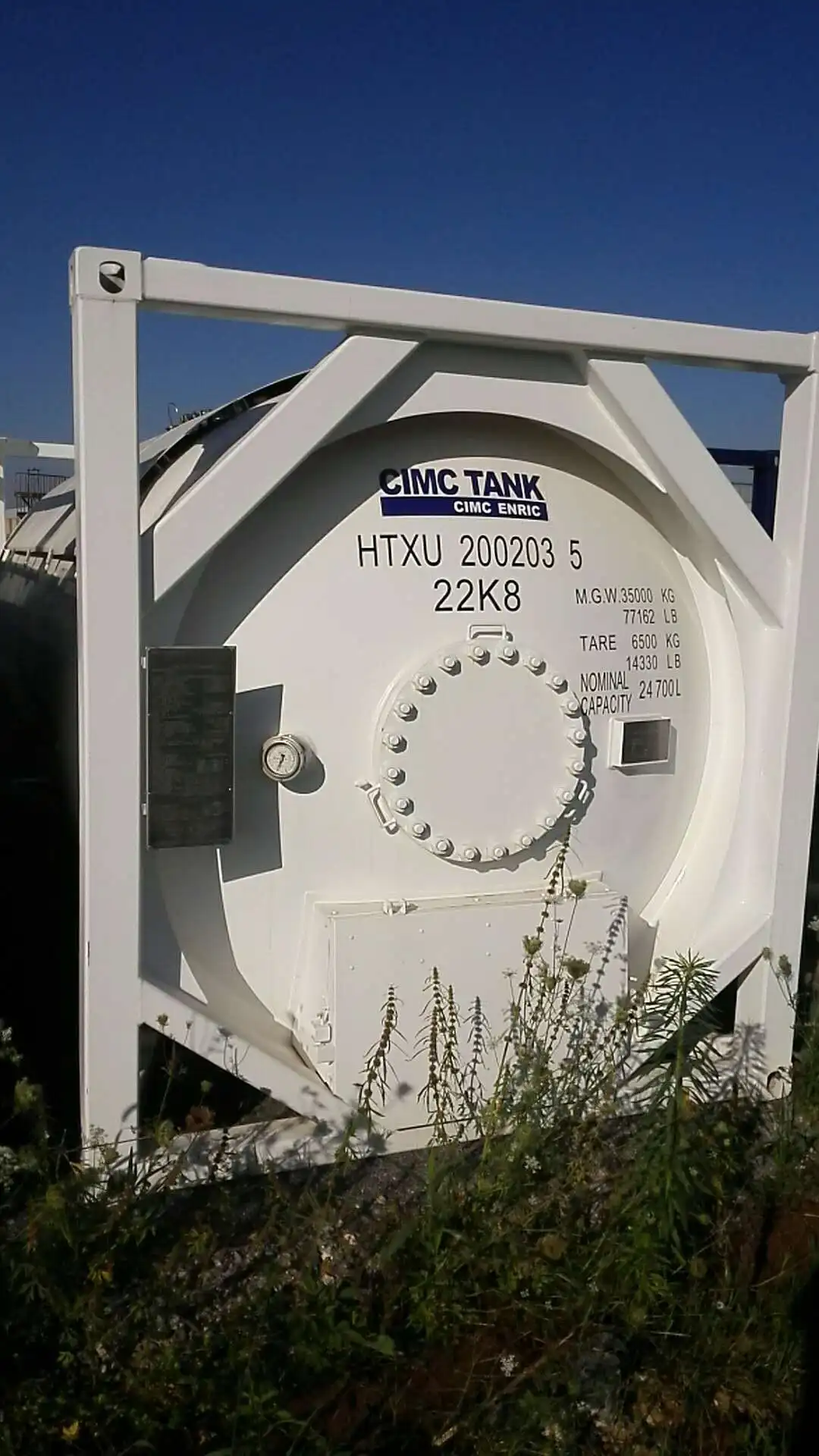 
T50 ASME standard LPG ISO tank container for propane and butane 