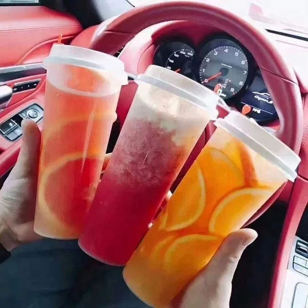 PP injection plastic disposable cups with lids