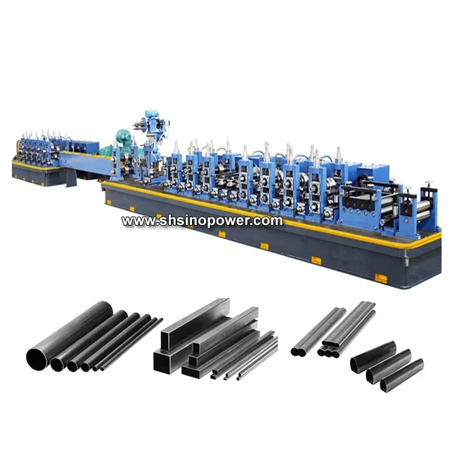 HR CR MS Steel Pipe Making Machine Line For Production Square Round LTZ Shape