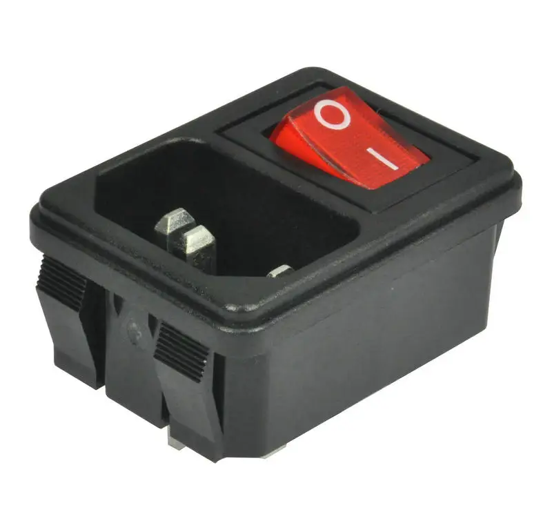 HONGJU S-03-12S IEC C14 AC Power socket with switch