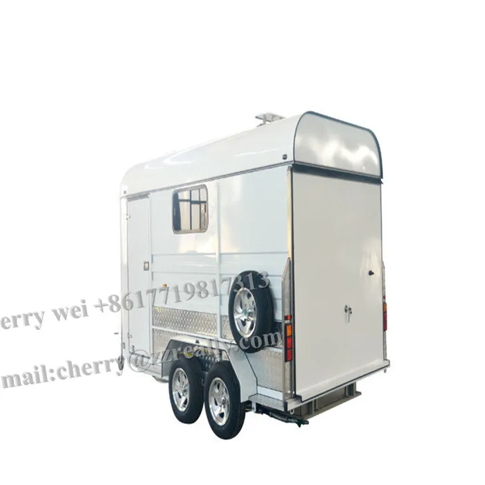 2 Horse Trailer Trailer for Horse Small Cheap Fiberglass China Other Trailers