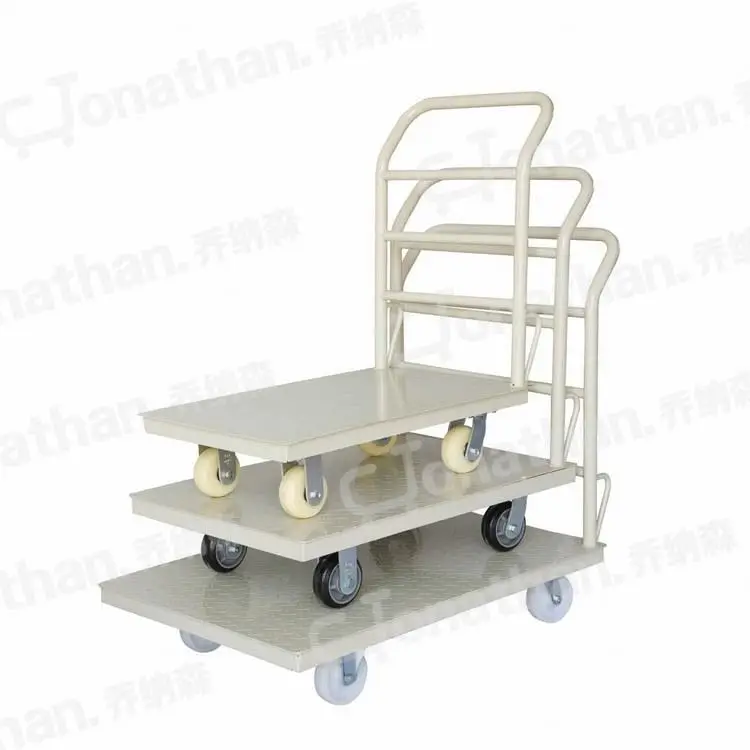 Pallet trolleyB warehouse falat luggage trolley for airport