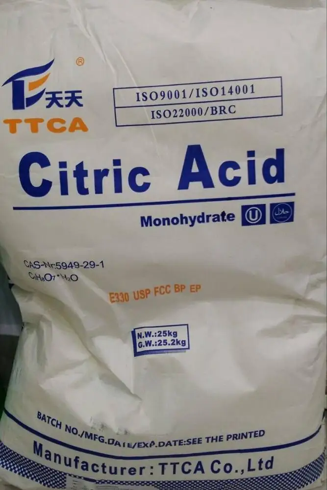 
Ensign BrangCitric Acid Monohydrate/Anhydrous BP/EP/USP 