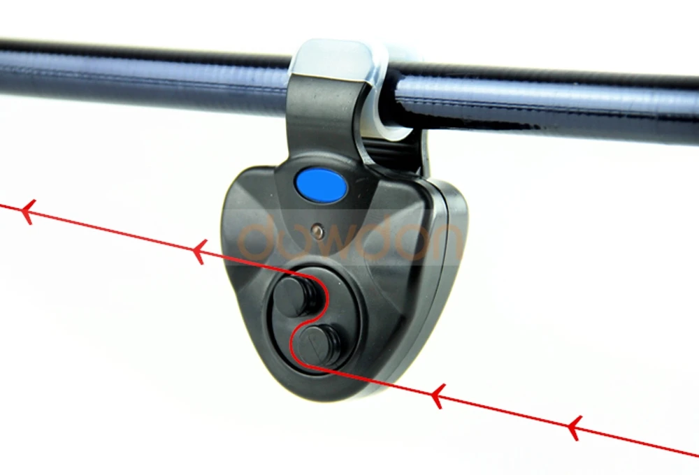 Electronic Fishing Bait Alarm with Sound LED Lights Indicator Fish Bite Alarms for Fishing