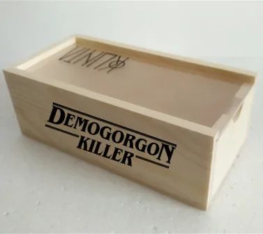 Wood Box with Acrylic Slide Top Lid Custom Size