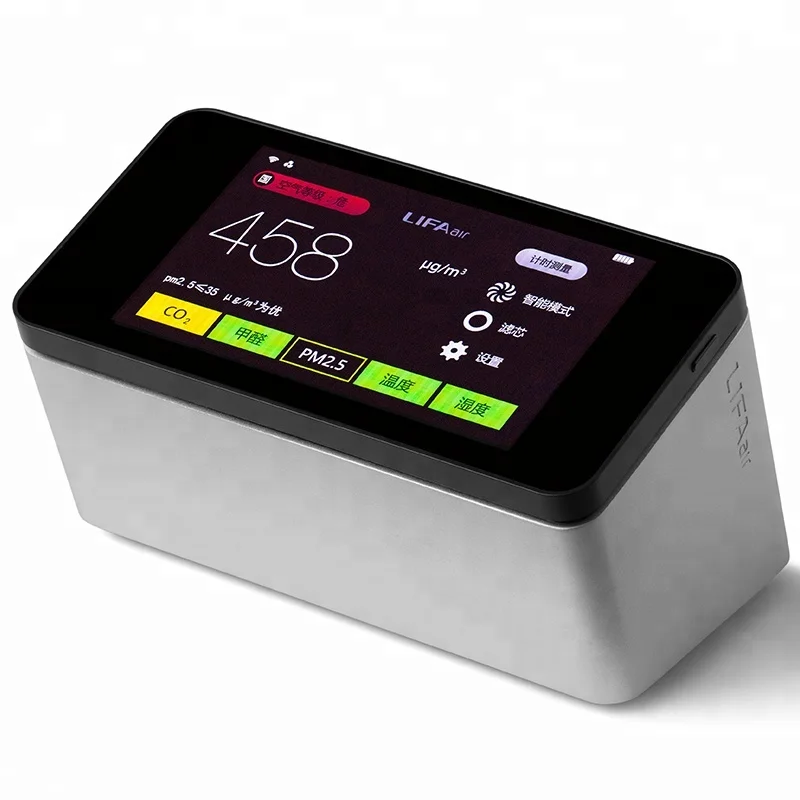 LIFAair LA502 Air Purifier with IAQ monitoring controller (PM2.5 / HCHO /CO2), HEPA & Activated Carbon filter lifa air