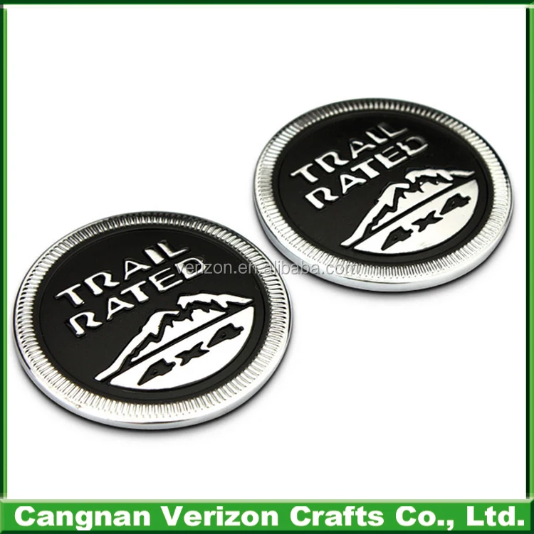 Hot sale Custom 3D ABS Chrome car plastic badge emblem logo DIY with names