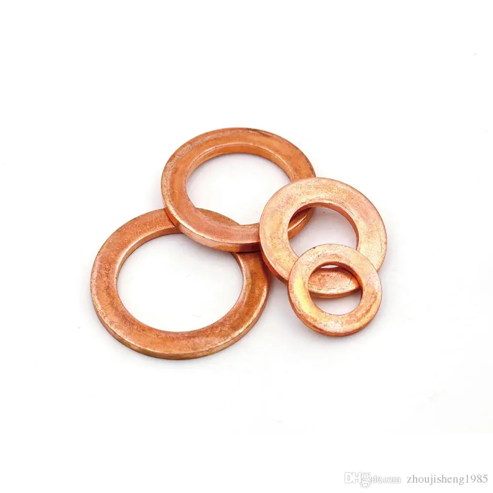 Din 125 Flat Round Brass Gasket Shim Copper Sealing Washer