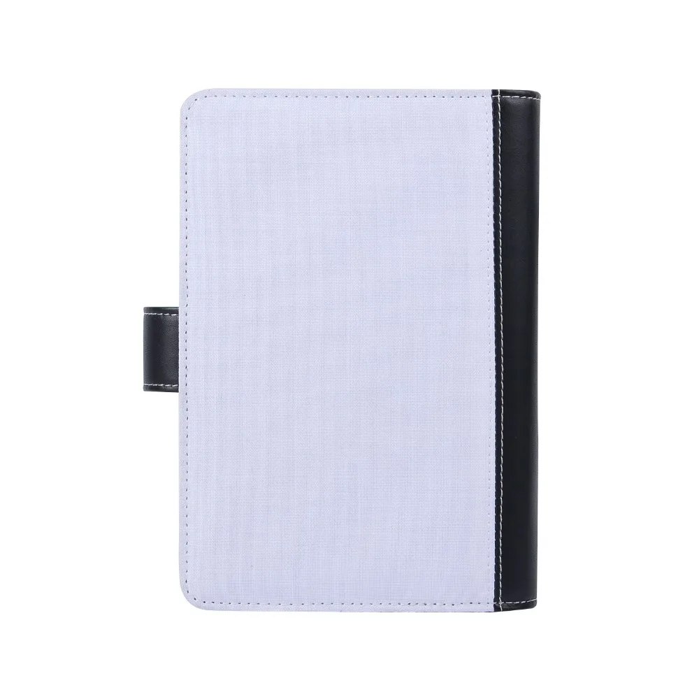 Fashion mixed color magnetic a5 faux pu leather ring planner binder with clasp