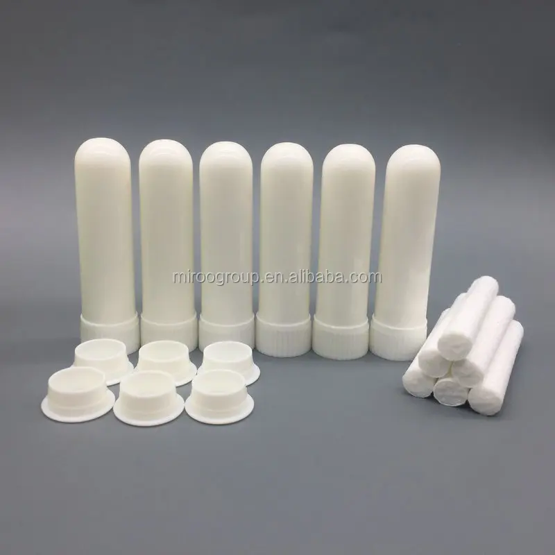 Hot Products in USA Portable Mini Blank Inhaler Sticks Nasal Inhaler Tubes for Aroma Essential Oils