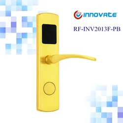 Zinc Alloy Smart European Mortise card Lock With Narrow Panel