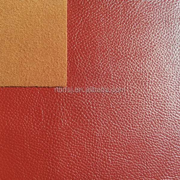 Solvent Free Luxury Natural PU Leather Material for Sofa Upholstery Furniture