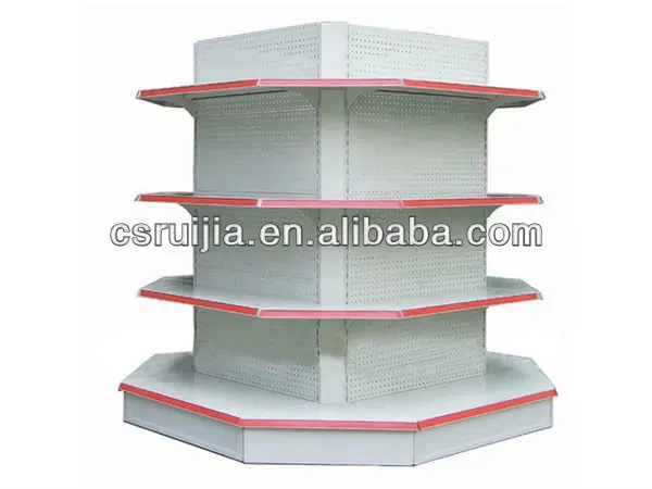 supermarket metal gondola disapaly shelving