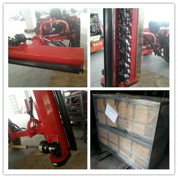 CE Approved Agricultural Hydraulic Tractor verge Flail Mower With Side Shift