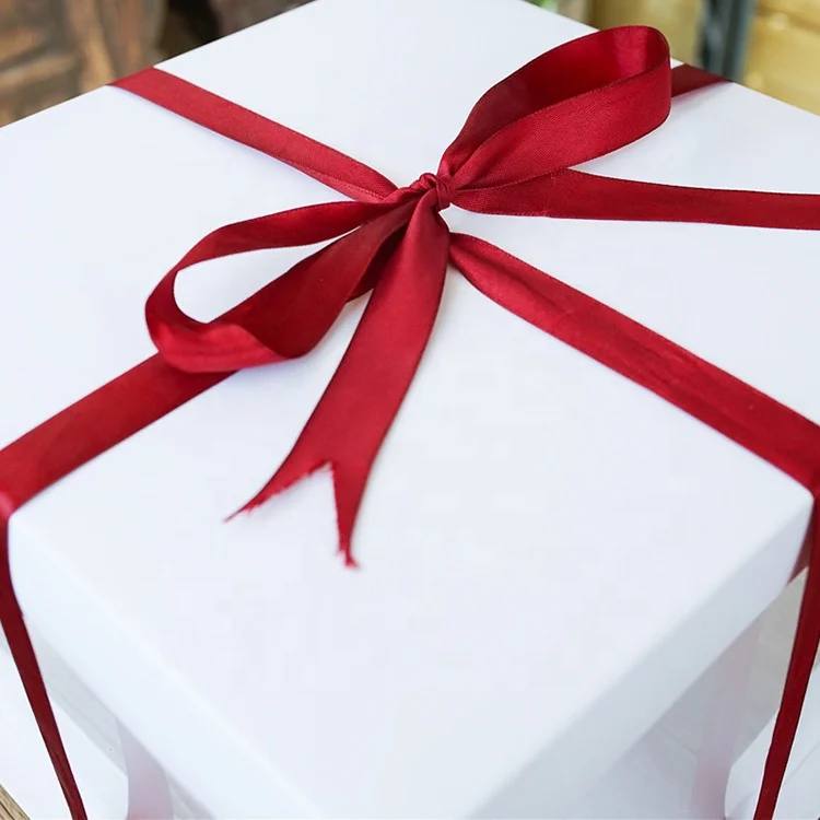 
Manufacturer Clear PVC PET transparent white plastic cake box for birthday 