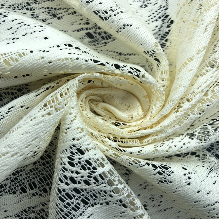 wholesale High Quality Polyester korea lace  curtain fabric