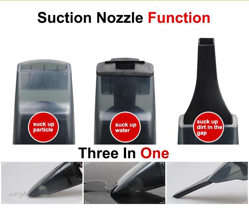 Портативный дешевый автомобильный пылесос для влажной и сухой уборки, 100 Вт, 12 В постоянного тока
