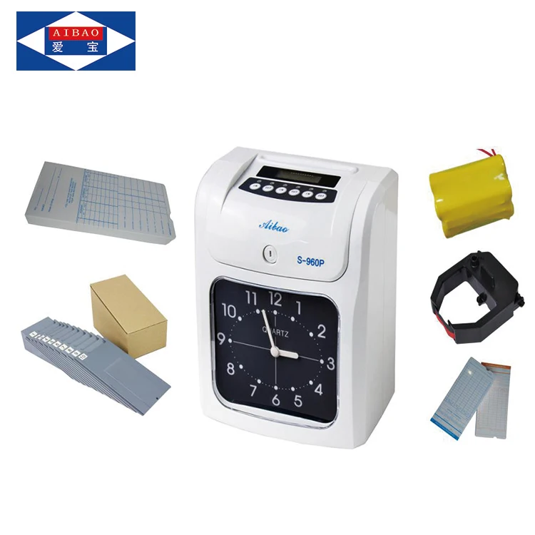 biometric time attendance time keeping machine S-960P