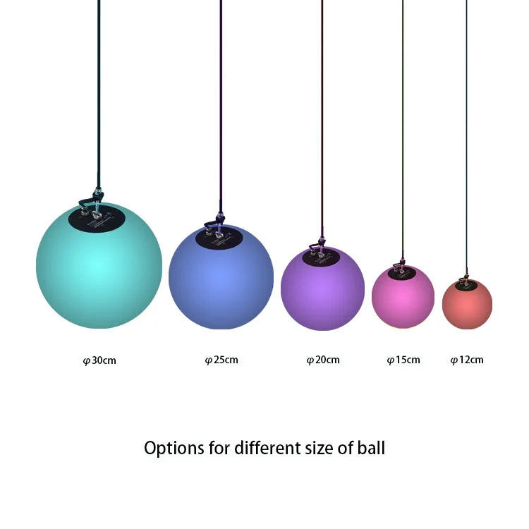 DMX RGB Stage Celling LED Kinetic Ball 3D Wedding Background Decoration