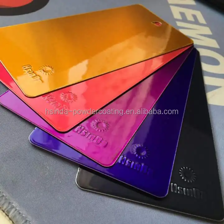 Высококачественная прозрачная электростатическая порошковая краска с эффектом конфет