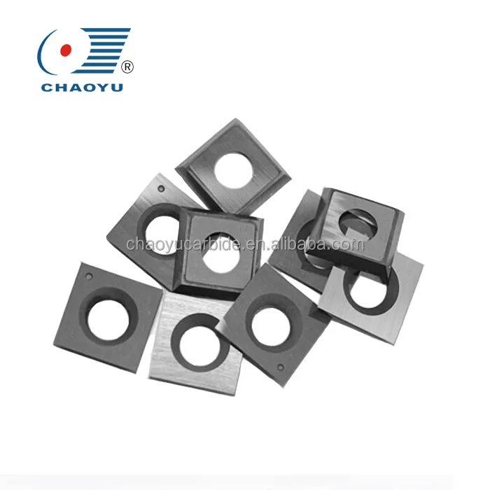 15*15*2.5mm 4xR0.5 Tungsten carbide wood planer blade for spiral cutter/Carbide planer blade for woodworking