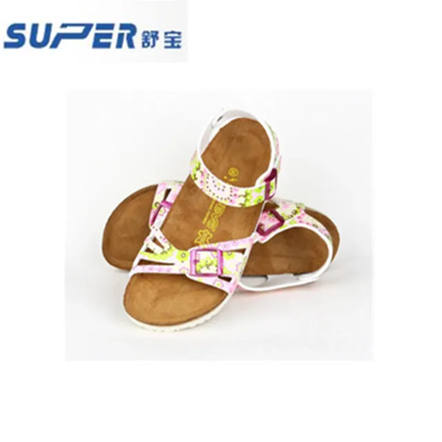Fashion Design Thong Cork Sandal Pu Woman Sandal Thailand