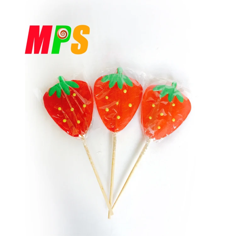 Lovely Fruit Shape Lollipops Hard Candy