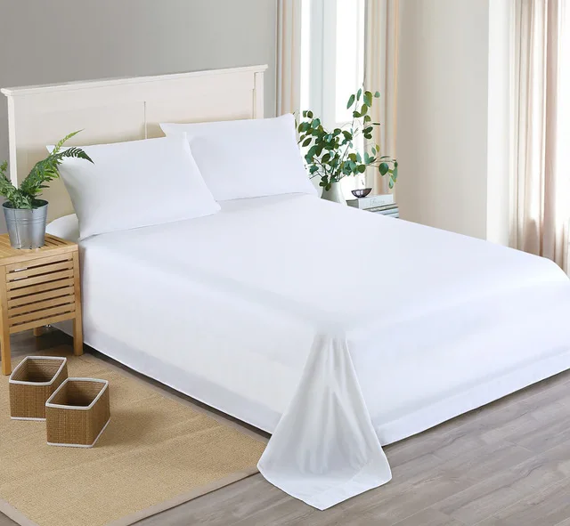 Cheap Bulk 100% Cotton Hospital Flat Bed Sheets