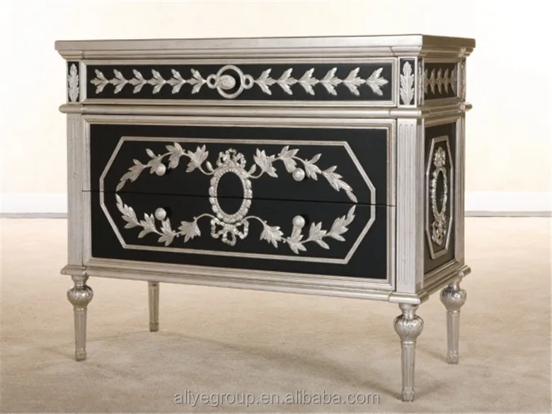 vintage cabinet furniture of wood carved console table- AMF9133