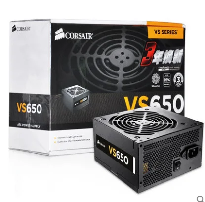  Блок питания серии VS VS650 для компьютера (ПК) (80 плюс Сертификация/вентилятор 12 см) Номинальный 650
