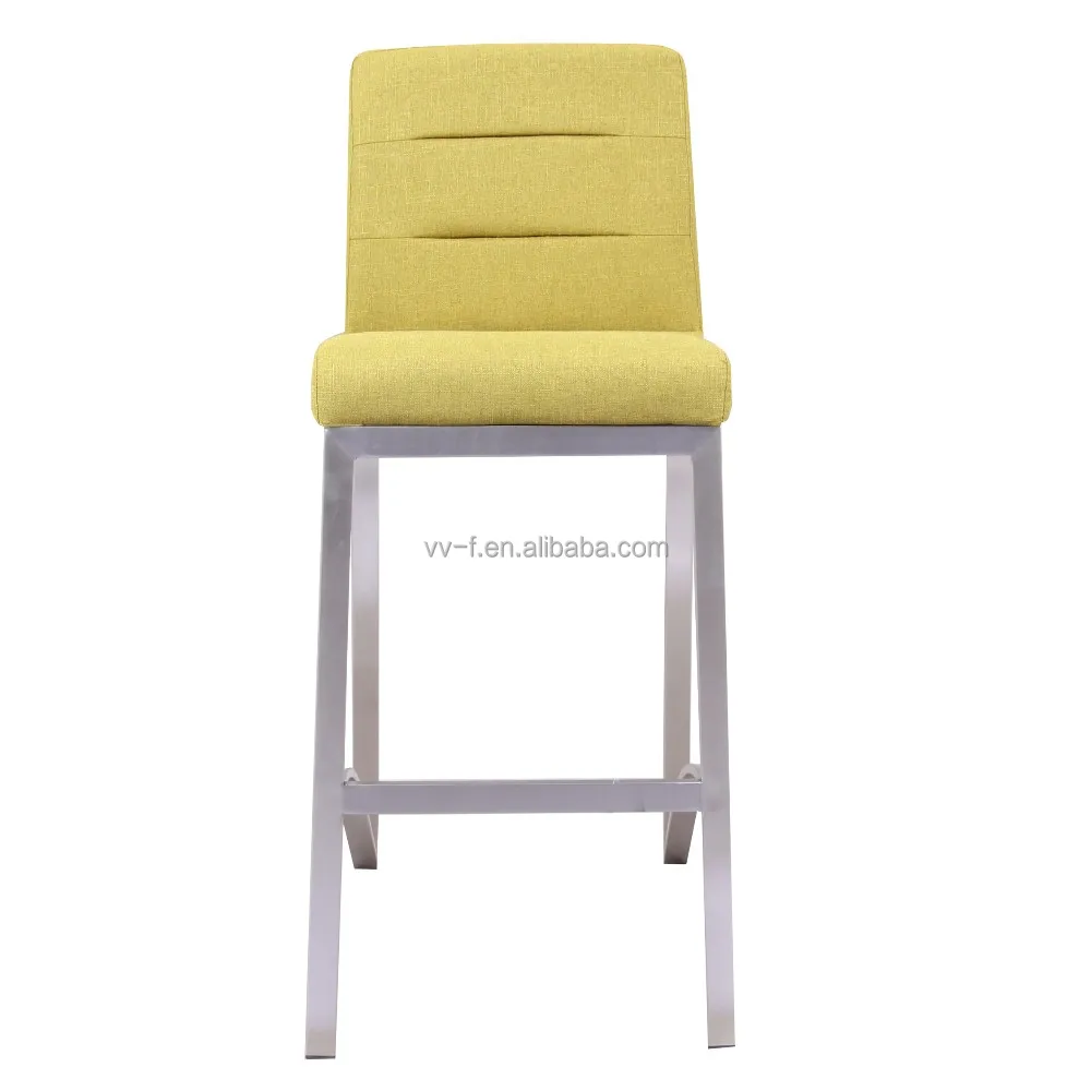 Барный стул, кожаный стул со стальной основой, барная мебель, современная мебель, металлическая коммерческая мебель 25-35 дней T/T 30%/70%