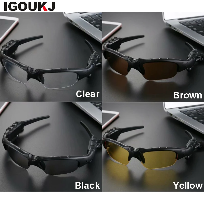 Original Shenzhen Factory Wireless Headphone BT Sunglasses Headset Music Sun Glasses Earphone for Driving Stereo
