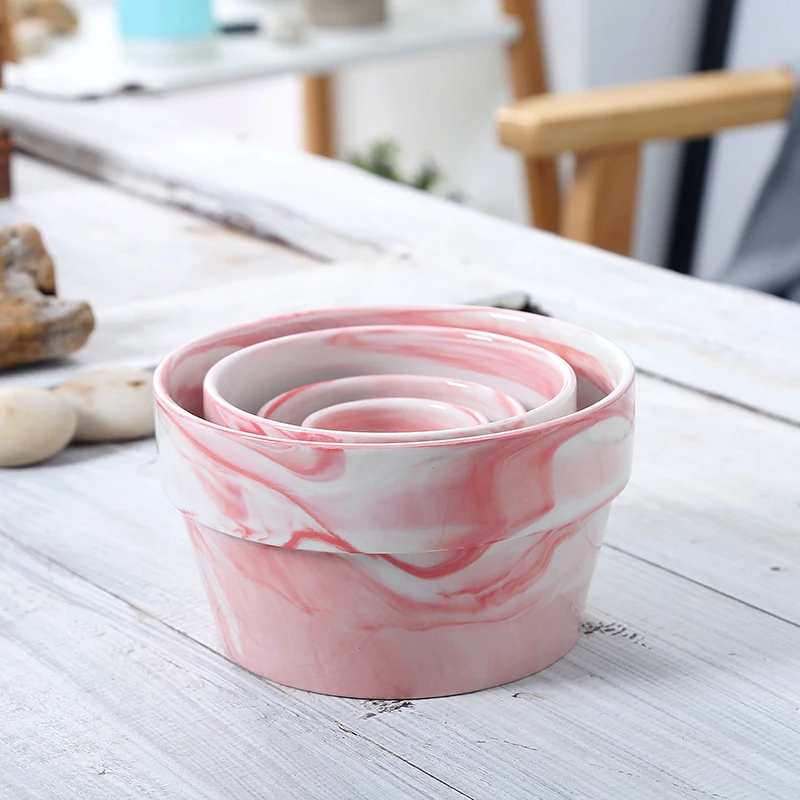 Round 2' 3' 4' 6' ceramic flower pot plant pots vase planter