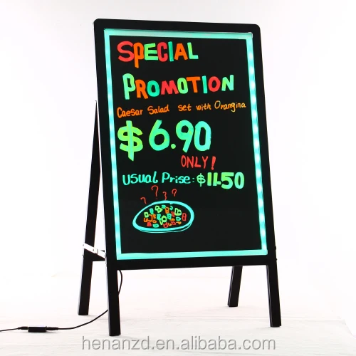New innovative electronics led fluorescent menu board